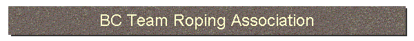 BC Team Roping Association